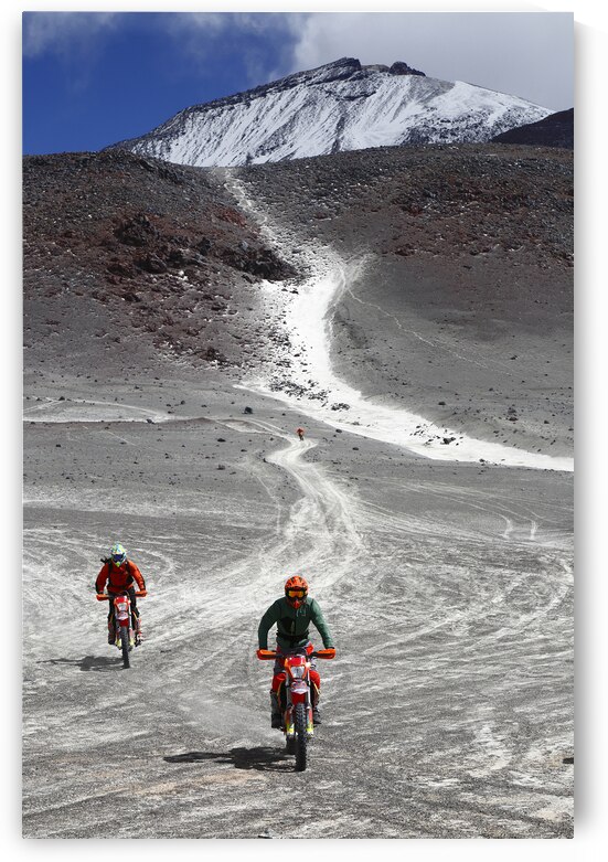 Motorbike trip on the Ojos del Salado volcano Chile by Magical Andes Photography