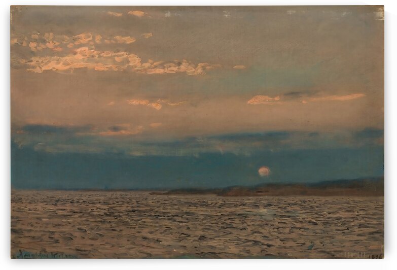 1896 Aften Hvaler by Amaldus Nielsen  by Row One Brand