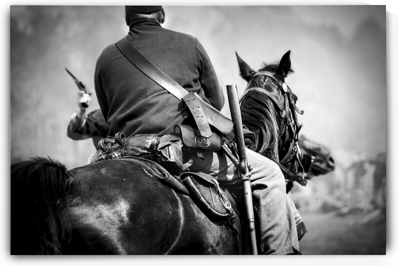 Civil War Valor grayscale by Shelia Hunt Photography