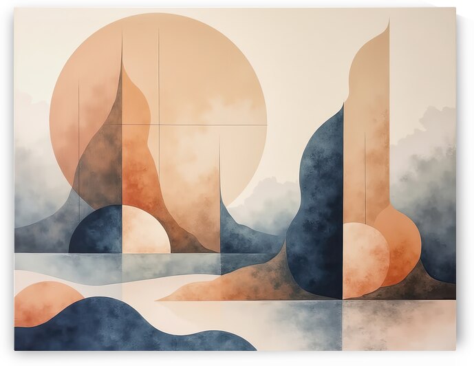 Geometric Sunrise - GIA2401-0313-ABS by JordiCarrio