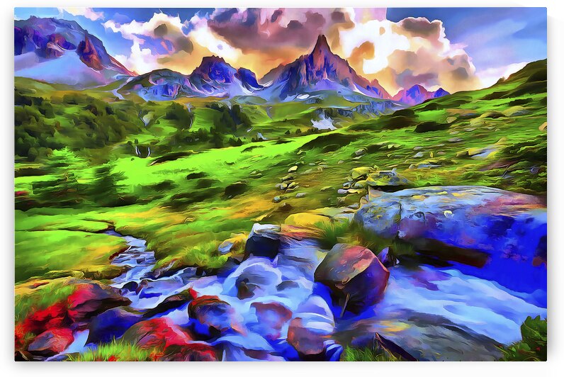 French Alps Peaks by Images By Jon Evan