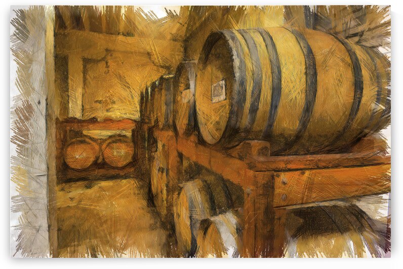 Wine Barrels 1 by Images By Jon Evan