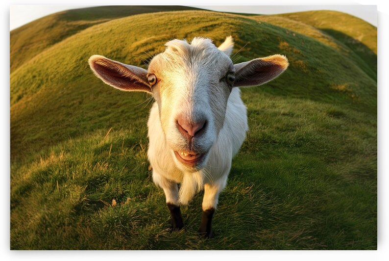 A goat looks at us by Iremia Tudor