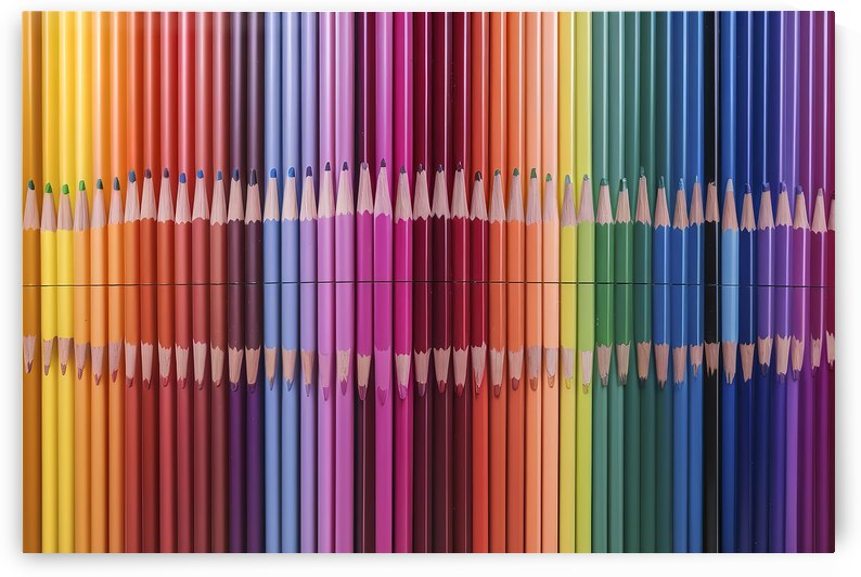 A stunning eye catching arrangement of colored pe by Aurel Dobre