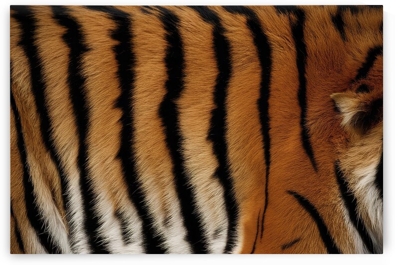 A stunning close up photograph of a tiger s fur 2 by Dumitru Veres