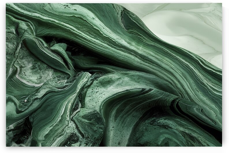 A stunning close up photograph of a green marble by Gabriela Ghita