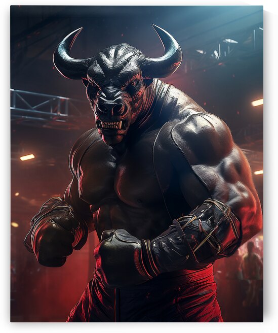 Bullheaded Brawler: Clash of the Bull by Animal Fighters