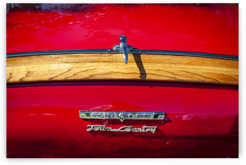 1949 Red Chrysler Town and Country Woody Convertible X100. 6 by Rich Franco