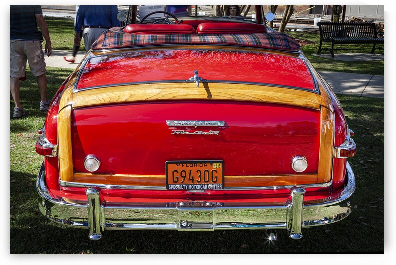 1949 Red Chrysler Town and Country Woody Convertible X100. 8 by Rich Franco