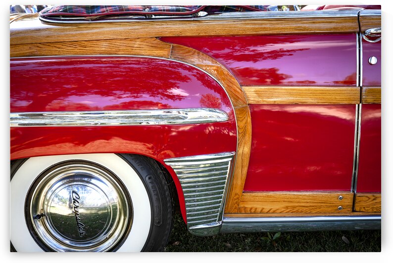 1949 Red Chrysler Town and Country Woody Convertible X100. 10 by Rich Franco