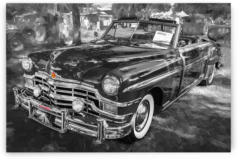 1949 Red Chrysler Town and Country Woody Convertible X100. 12 by Rich Franco