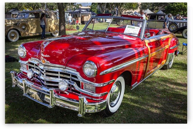 1949 Red Chrysler Town and Country Woody Convertible X100. 15 by Rich Franco