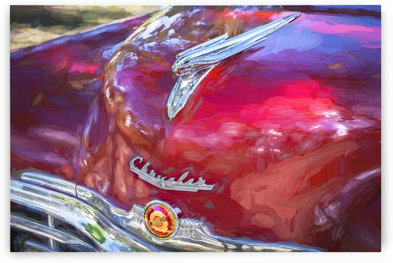 1949 Red Chrysler Town and Country Woody Convertible X100. 16 by Rich Franco