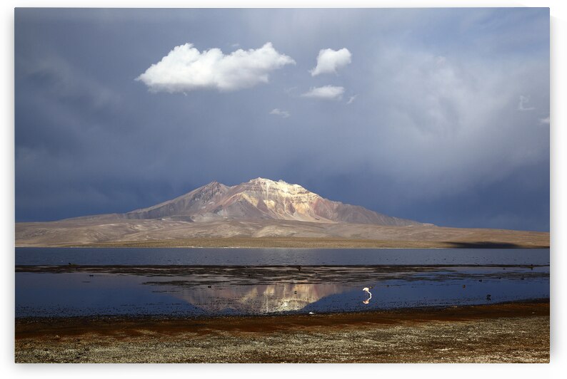 A stormy afternoon at Lake Chungara Chile by Magical Andes Photography