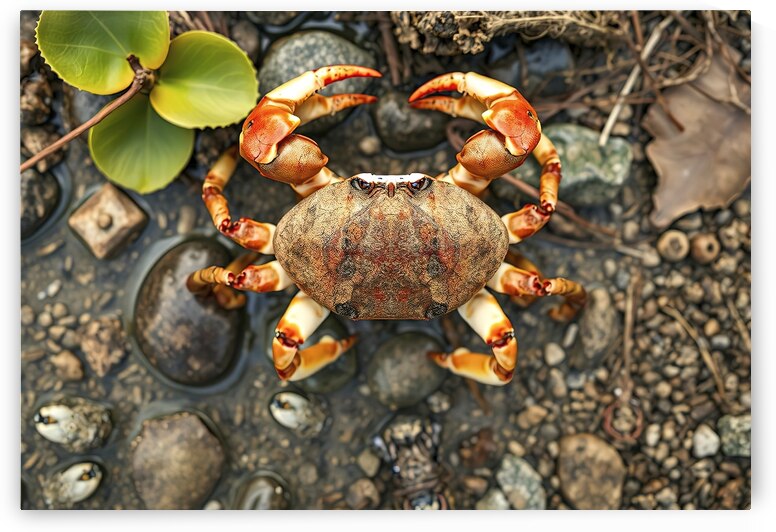crab on wildlife 3 by Sofia Olinescu