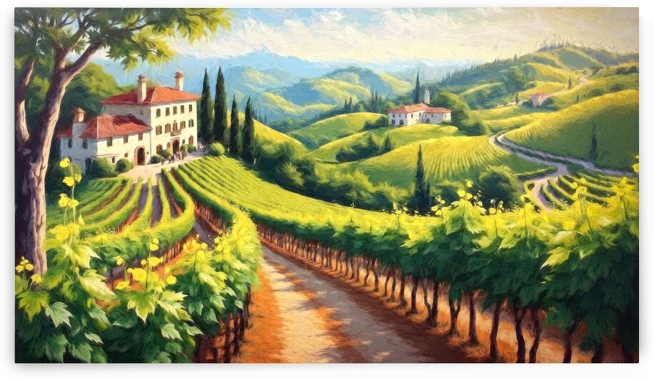 Dreamy Vineyards - GIA2401-0328-OIl by JordiCarrio
