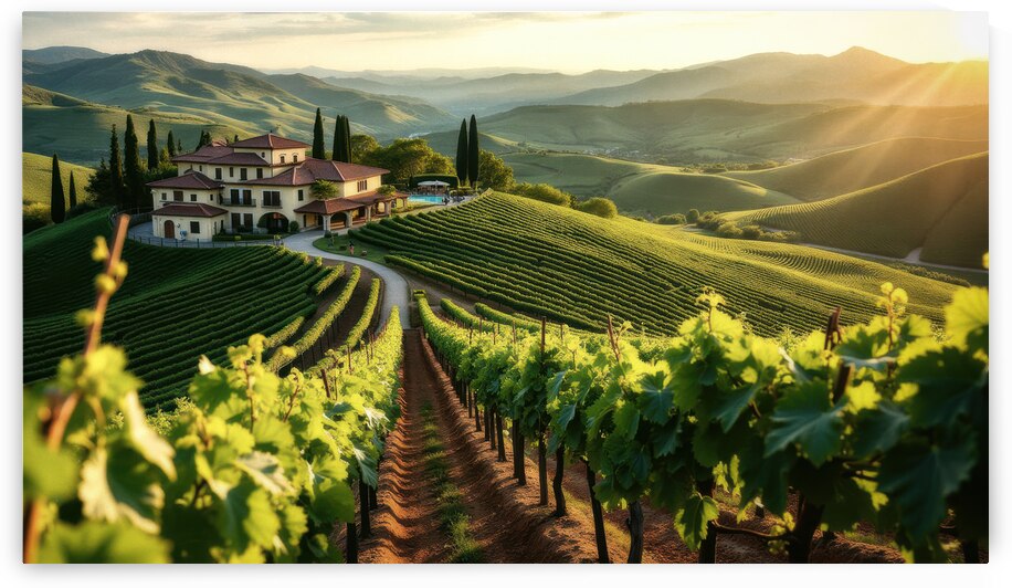 Vineyards at Sunrise - GIA2401-0329-REA by JordiCarrio