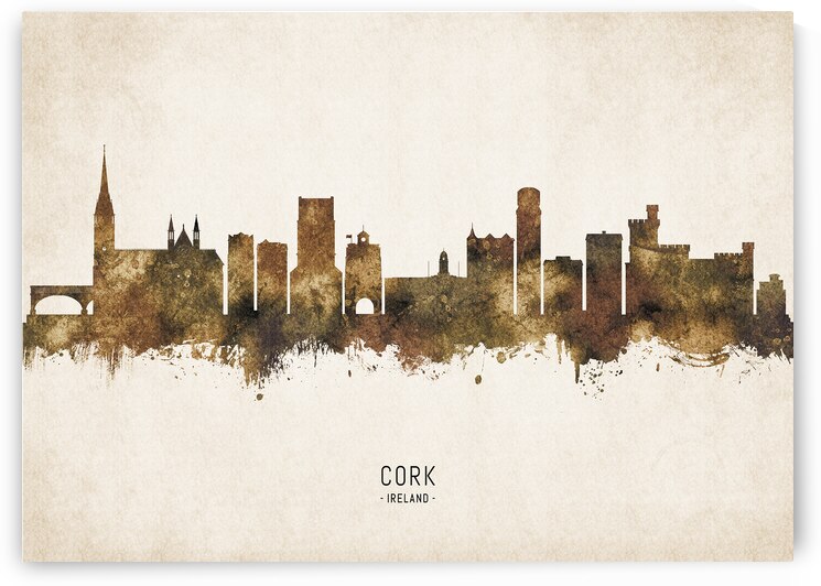 Cork Ireland  Cityscape Vintage by Towseef Dar