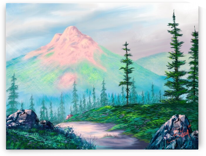 Mountaiin Trail by  Art of Bill De Loach