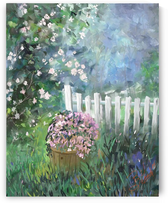 Pickets and Posies by  Art of Bill De Loach