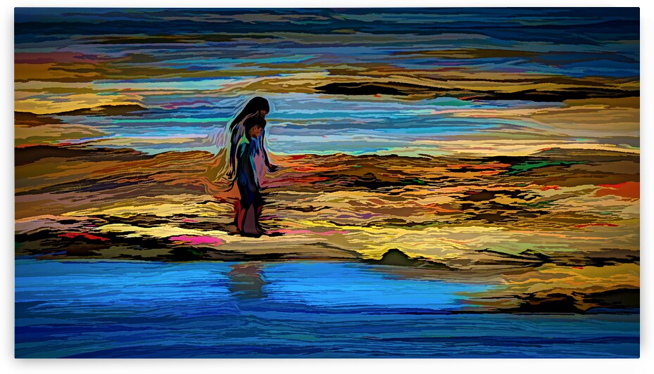 Sunset Journey by Vladimir Barenboym