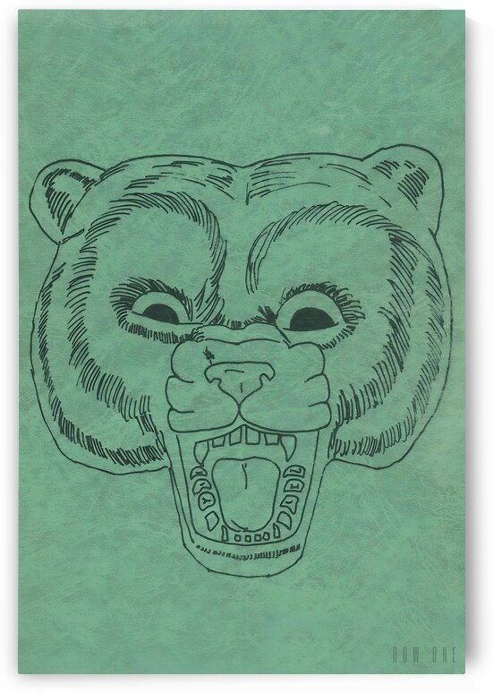 vintage bear art reproduction print by Row One Brand