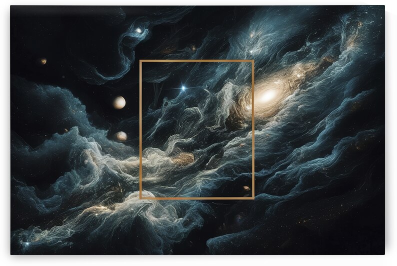 cosmic masterpiece featuring an intricate dance o by Vasile Brezoianu