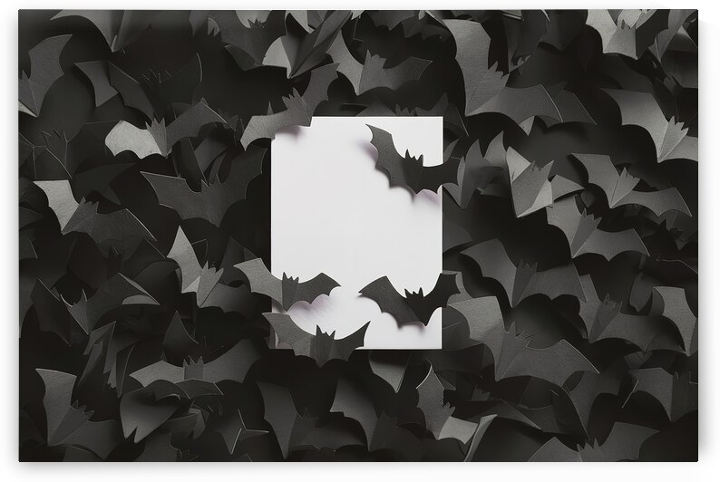 A captivating composition of a stark white rectan by Raluca Ciobanu