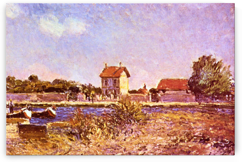 Saint Mammes morning by Sisley