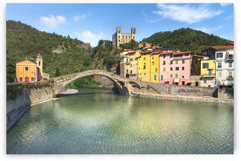 Claude Monet landscape in Dolceacqua by Stefano Orazzini