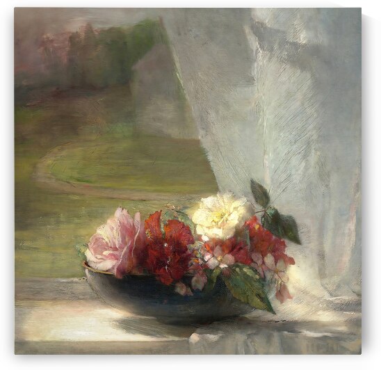 Flowers on a Window Ledge  by Row One Brand