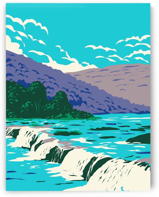  Sandstone falls by Point Art