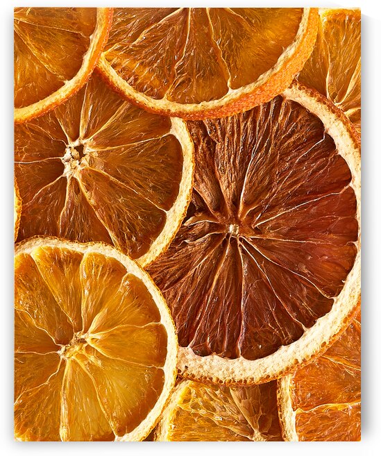 Dried orange slices by Kata Endrodi Photography