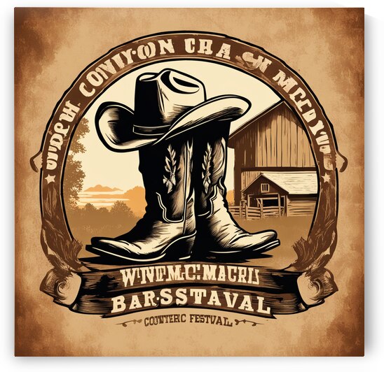 AI Art Country Music 2 by TOPARTGALLERY