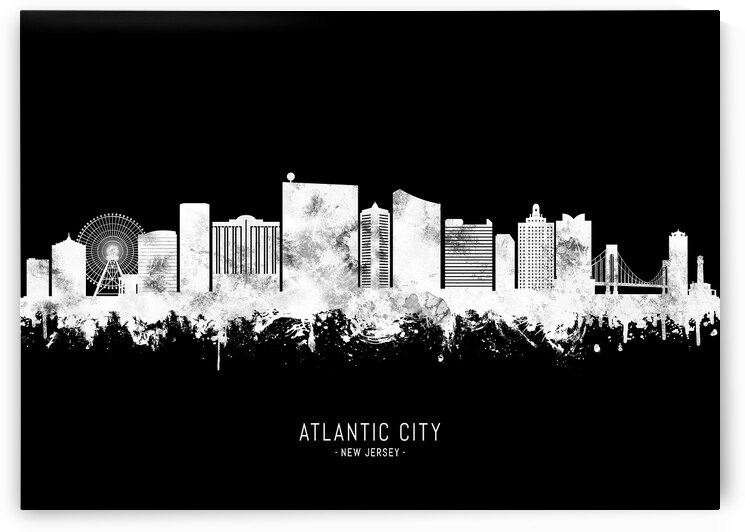 Atlantic City New Jersey BW by Towseef Dar