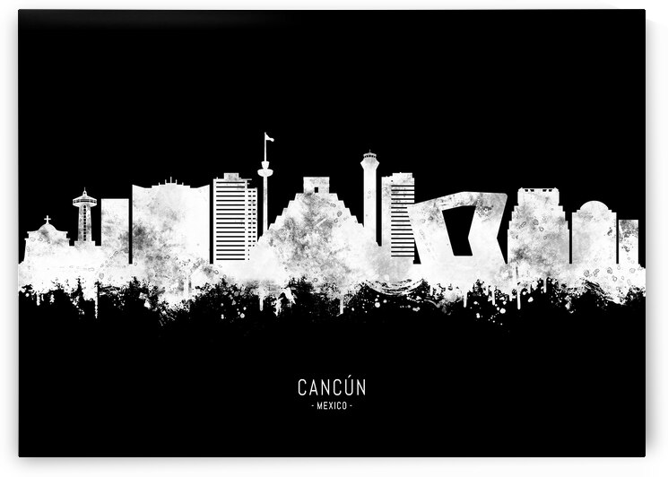 Cancun Mexico BW by Towseef Dar