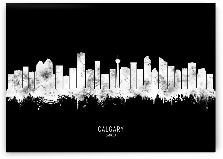 Calgary Canada BW by Towseef Dar
