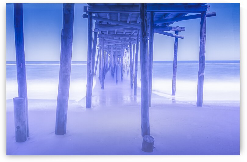 North Carolina Outer Banks Nags Head Dock by Norma Brandsberg Photography