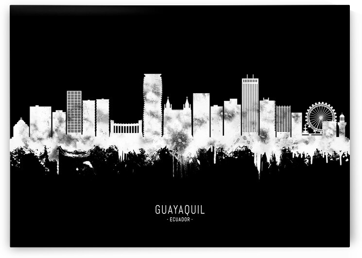 Guayaquil Ecuador BW by Towseef Dar