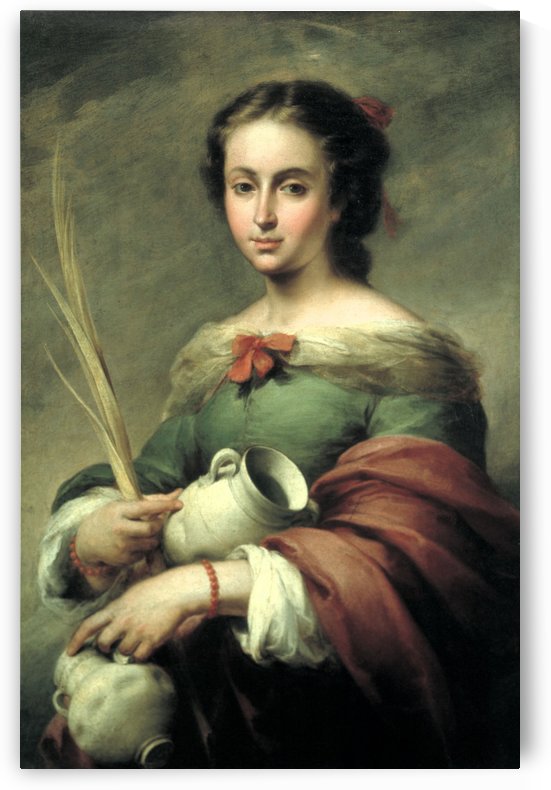 Santa Rufina by Bartolome Esteban Murillo