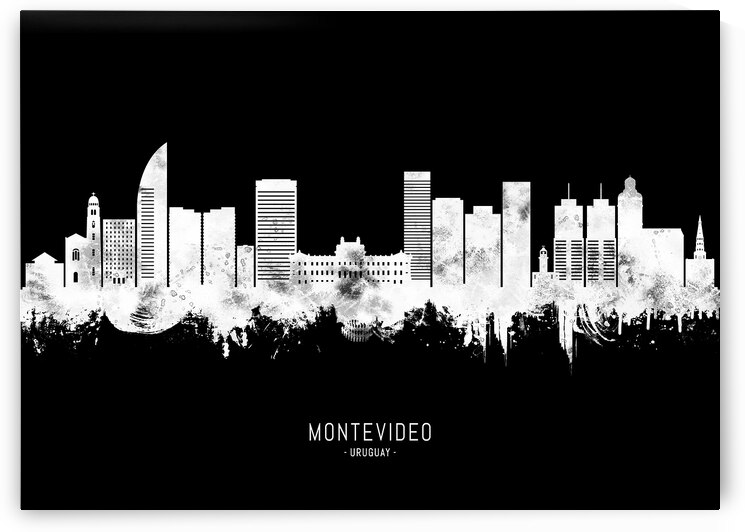 Montevideo Uruguay BW by Towseef Dar