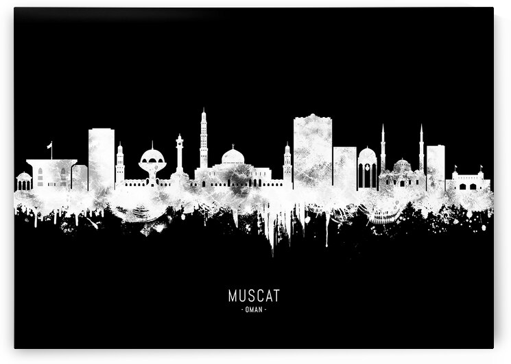 Muscat Oman BW by Towseef Dar