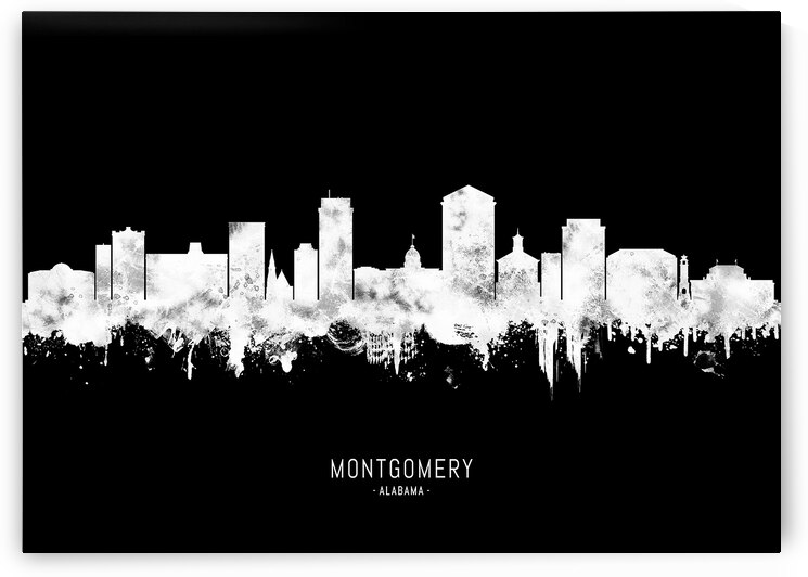 Montgomery Alabama BW by Towseef Dar