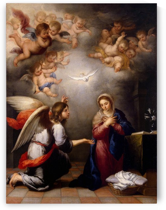 Virgin Mary by Bartolome Esteban Murillo