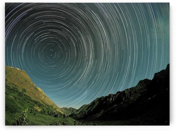 Maroon Bells Star Trails by Clark Thornhill Studios