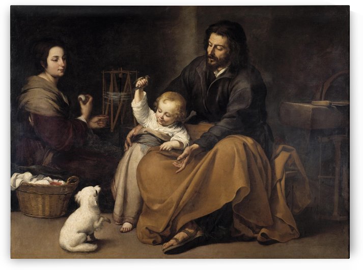 The family by Bartolome Esteban Murillo