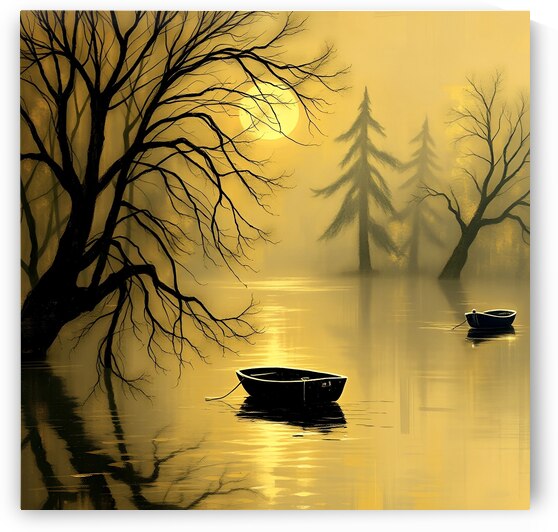 Dusk Solitude On Gold 24 4637 by Magikheart