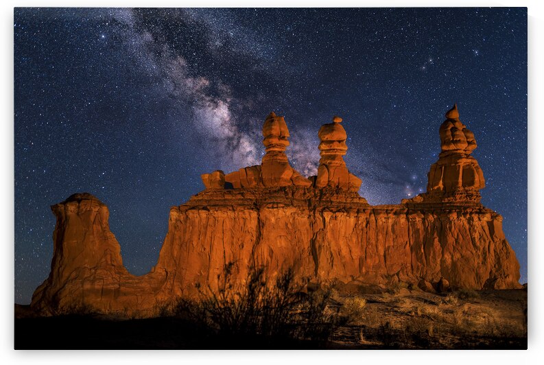 Milky Way over Three Sisters by Gary M Slane