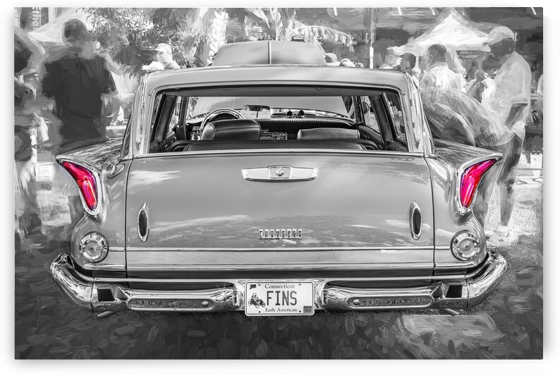 1961 Blue Chrysler Town And Country New Yorker Hardtop Wagon X1 1 by Rich Franco