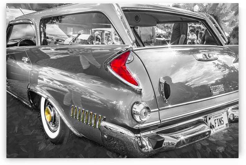 1961 Blue Chrysler Town And Country New Yorker Hardtop Wagon X1 4 by Rich Franco